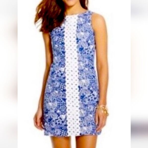 Lilly Pulitzer for Target Upstream Fish Dress  in Navy - Picture 1 of 11